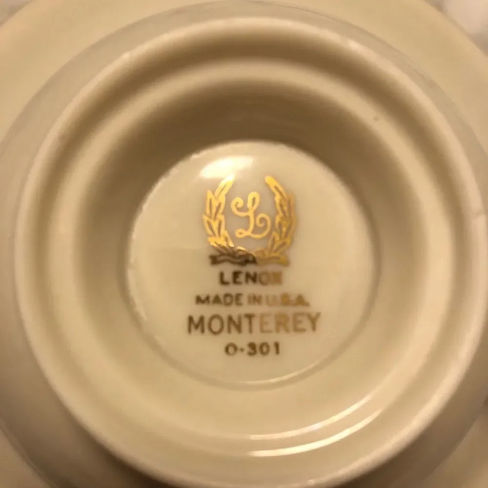 Vintage Lenox Monterey Teacup and Saucer